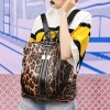 Leopard Print Backpack Purse